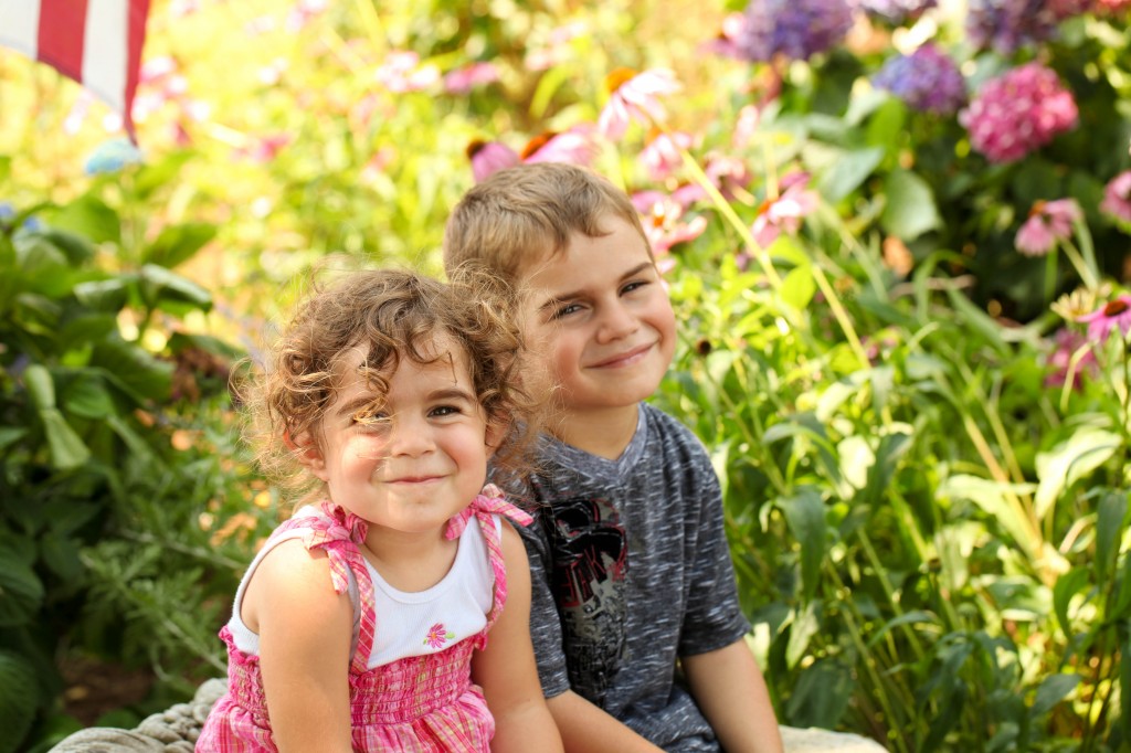 kids springtime photoshoot