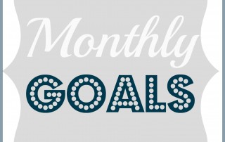 monthly goals list