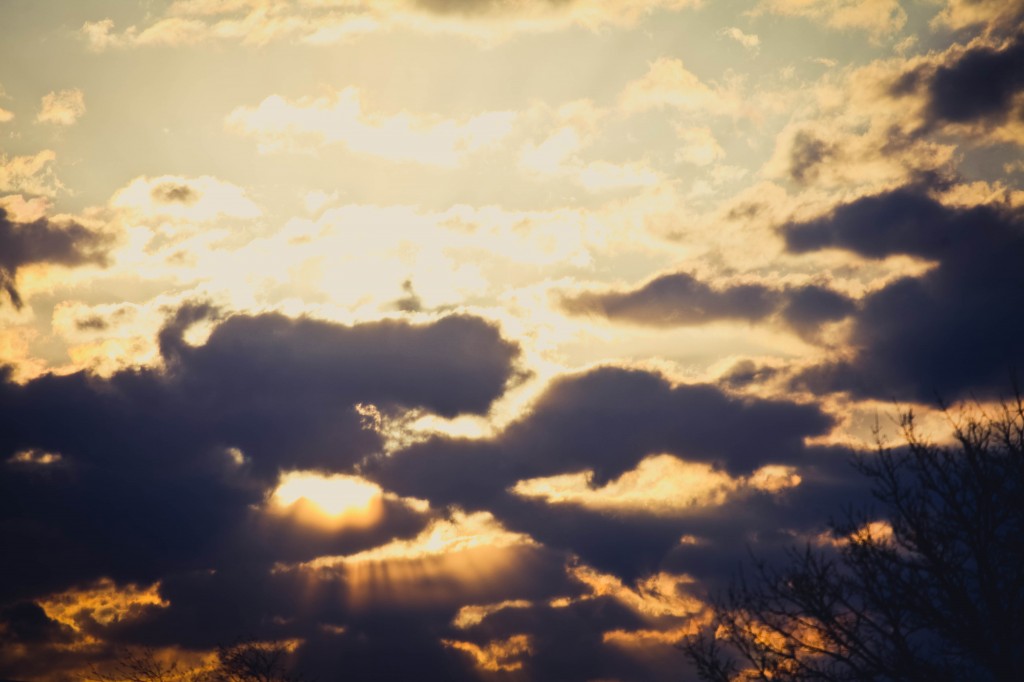 Breaking through the clouds