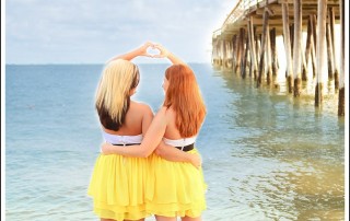 besties on the beach