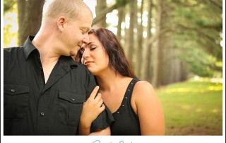 romantic morning engagement session