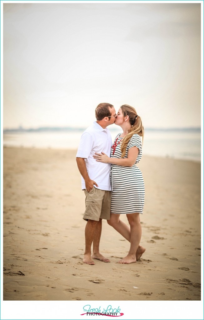 kiss on the beach