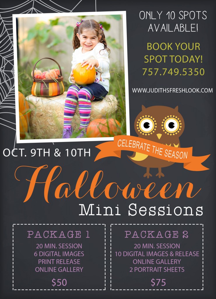 halloween mini sessions