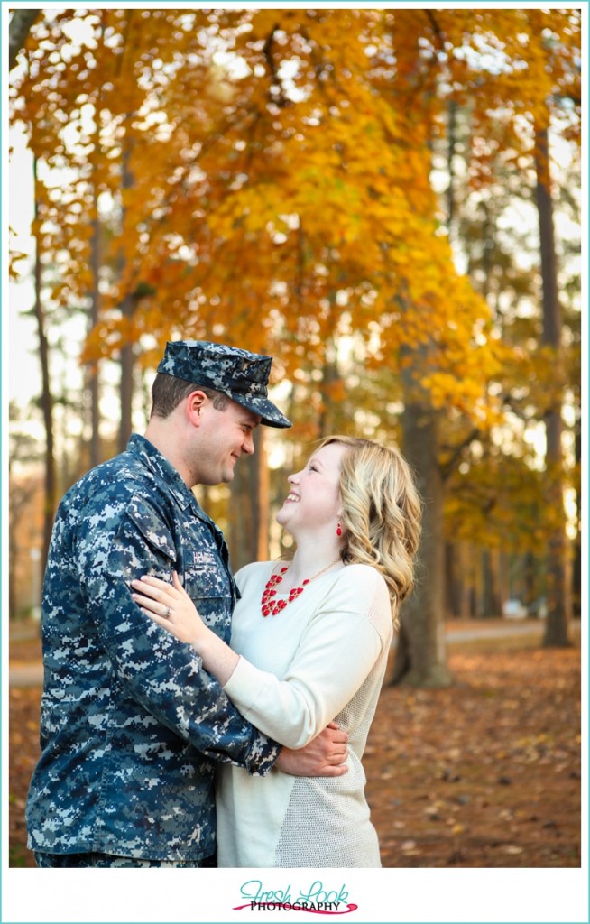 fall military photo shoot