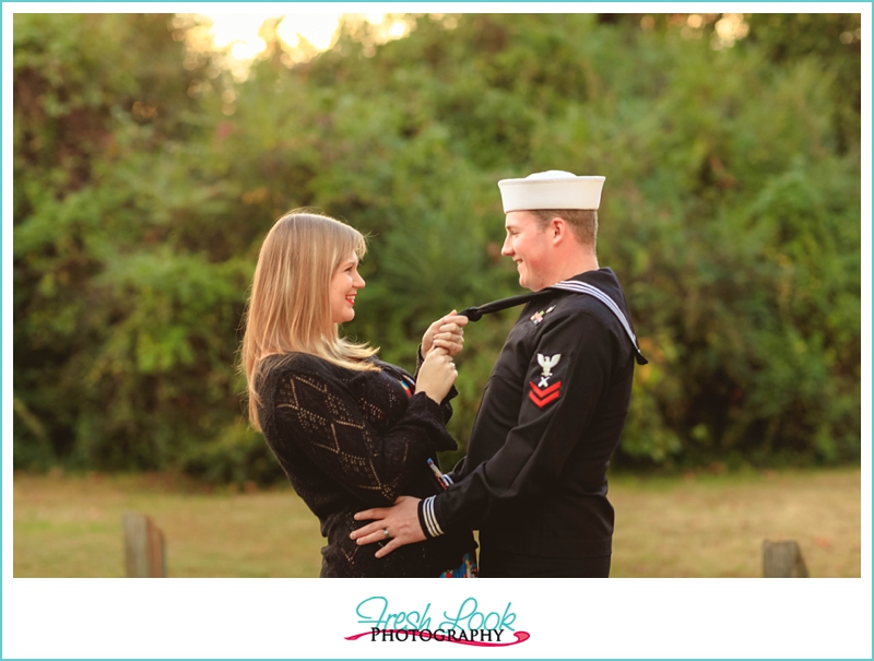 military couples photo shoot