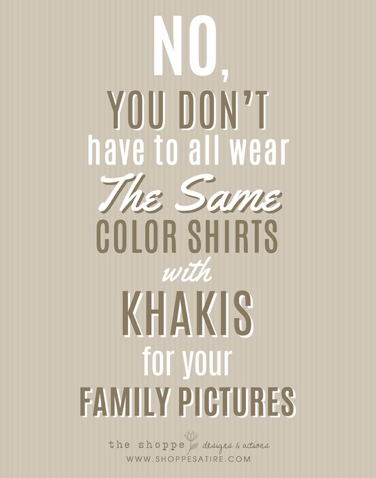 what to wear for family photo