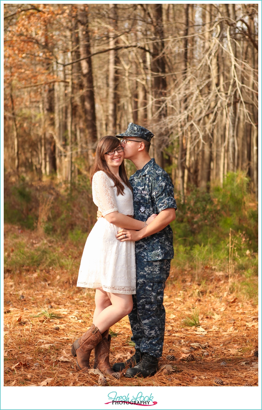 military couples photos