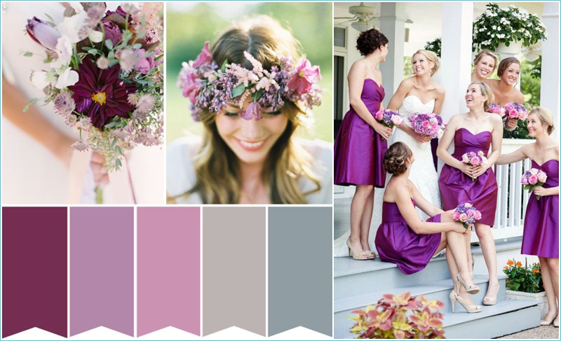 wedding color board