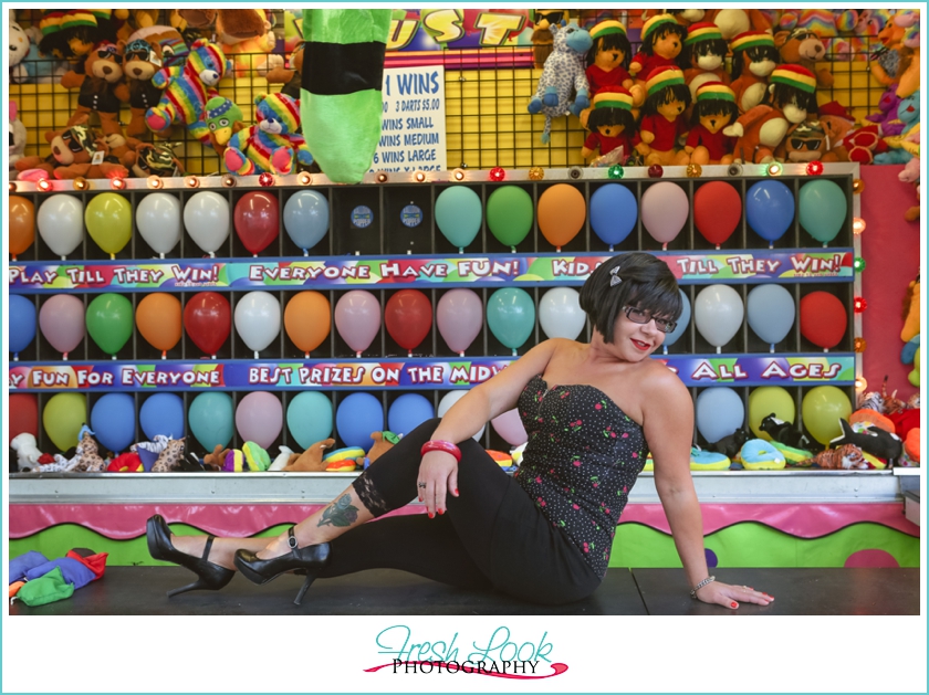 Carnival pinup session