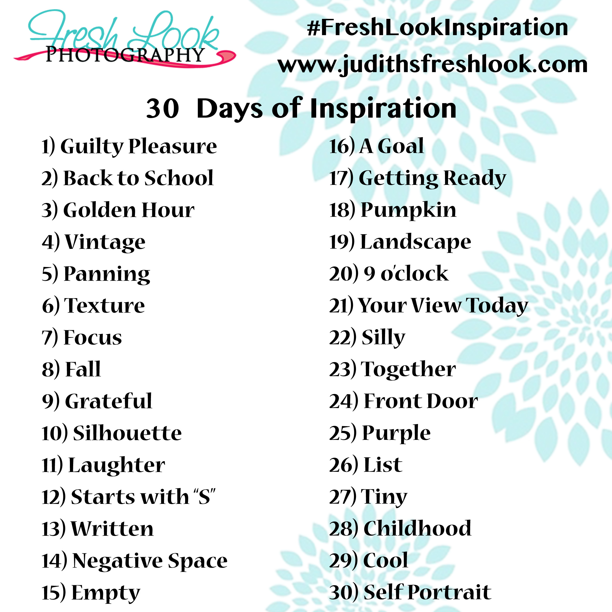 September 30 Day photo challenge