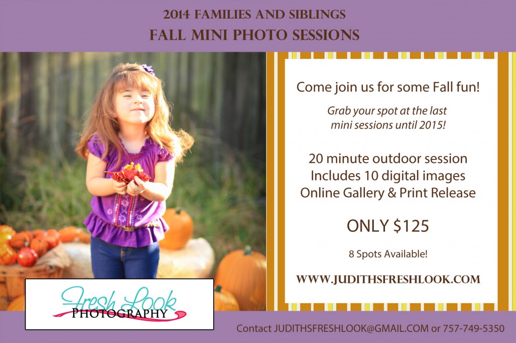 Fall 2014 Mini sessions