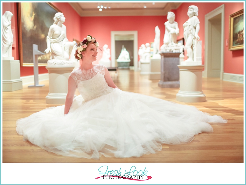 Chrysler Museum Bridal Portraits