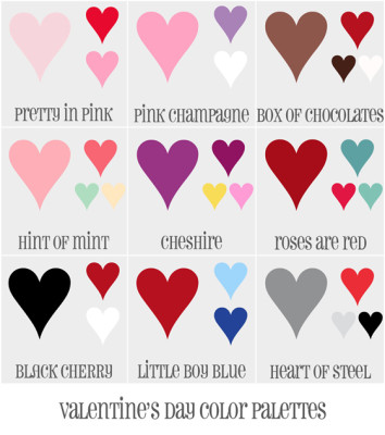valentines day color combinations
