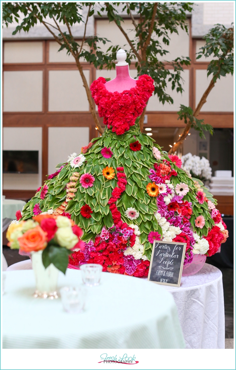 unique flower dress