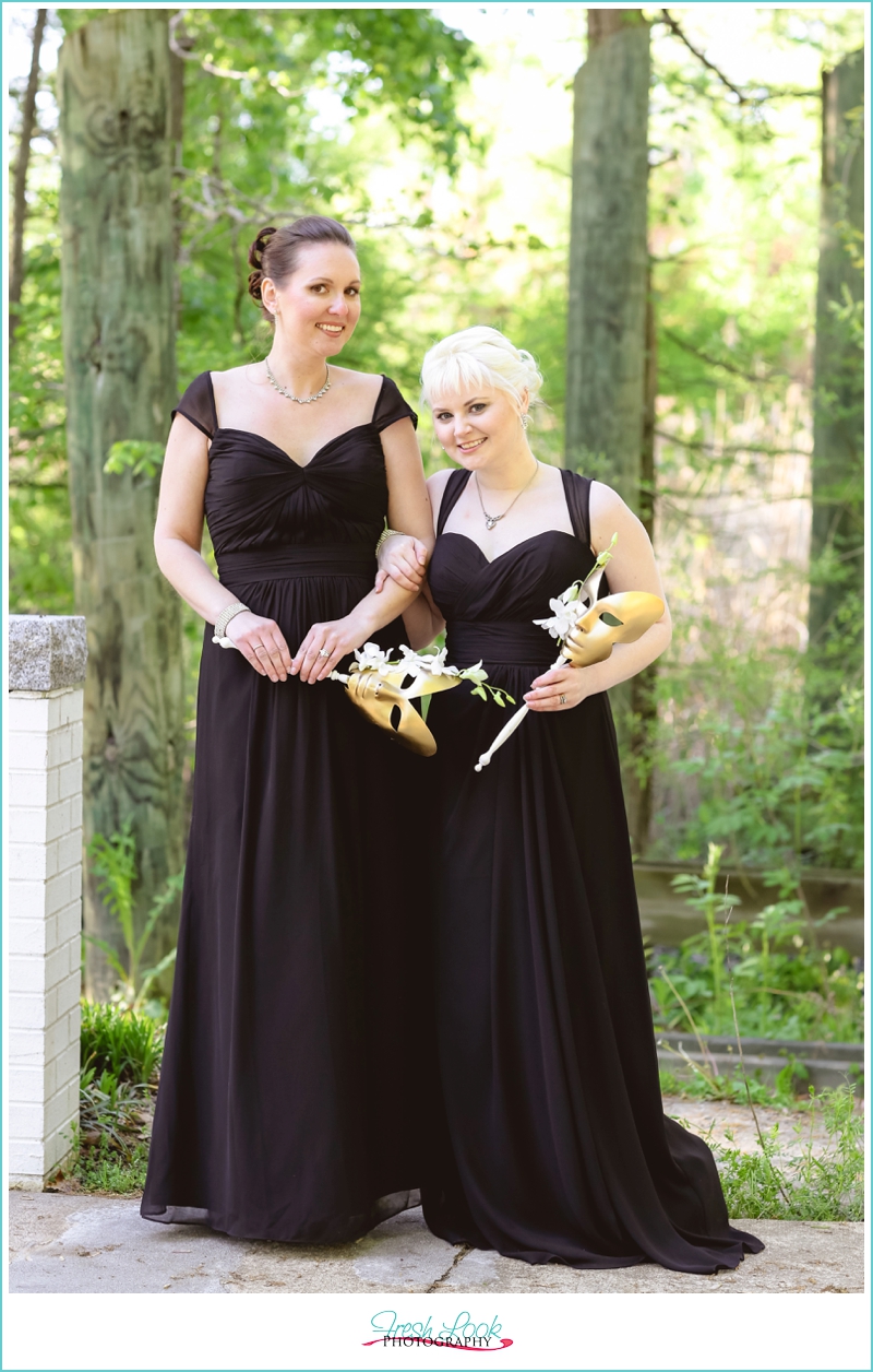 formal black bridesmaids dresses