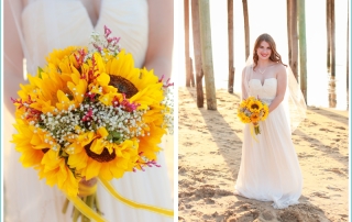 country chic sunflower bouquet