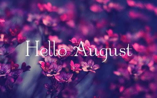 August monthly goals