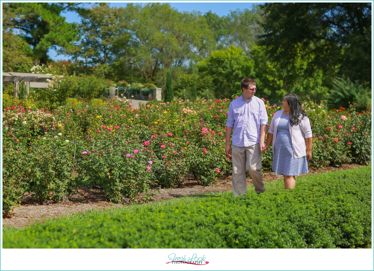 Norfolk Botanical Gardens engagement