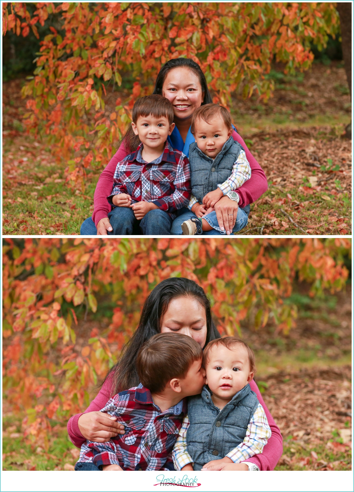 colorful fall session