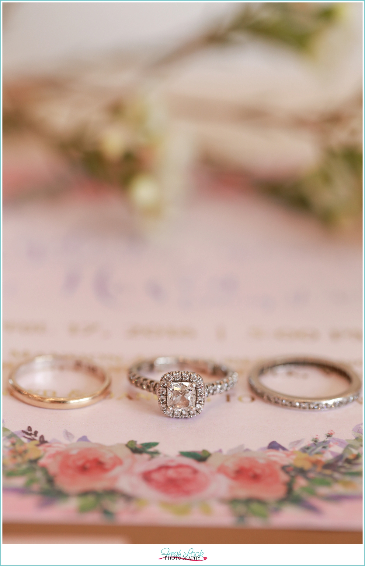 wedding stationery and rings