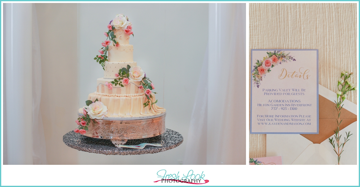 tiered wedding cake