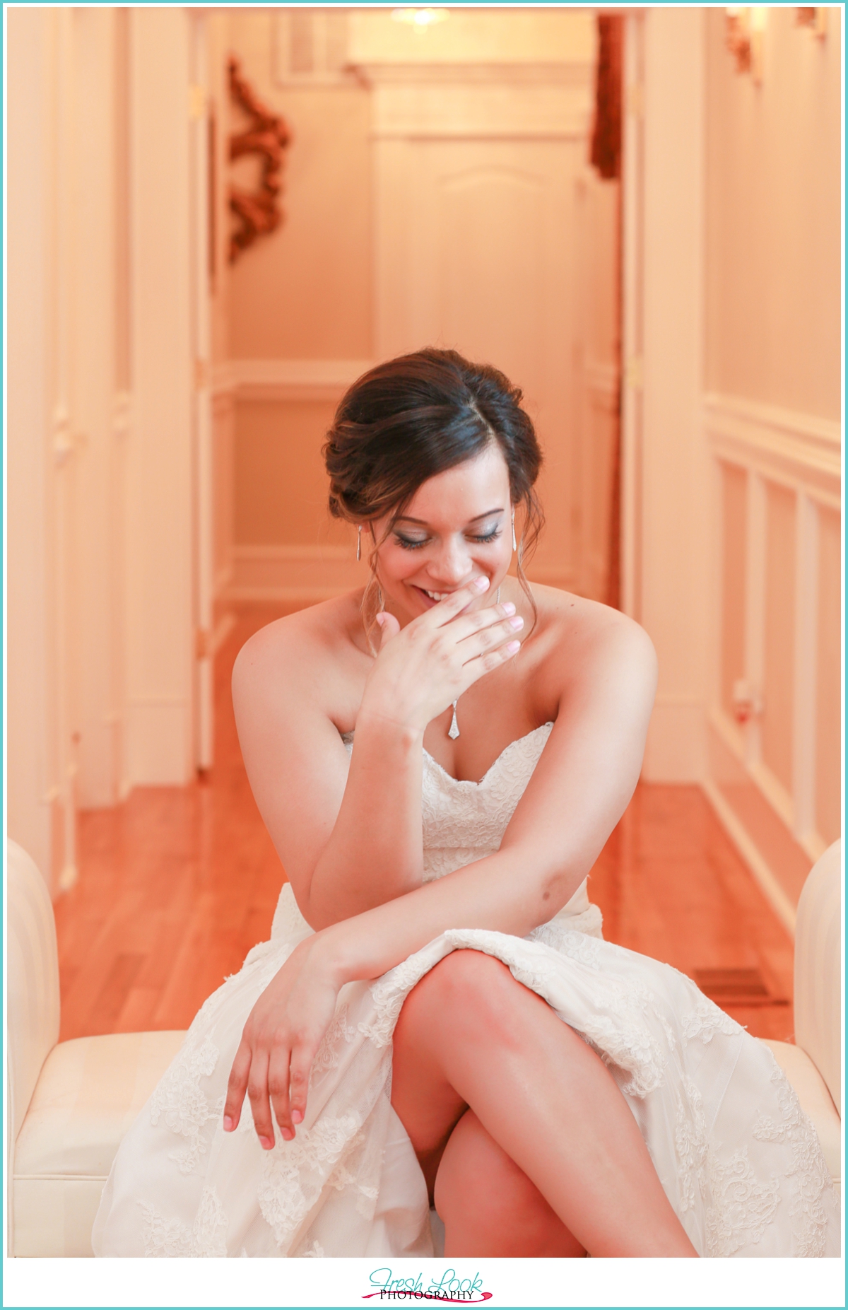 bride laughing