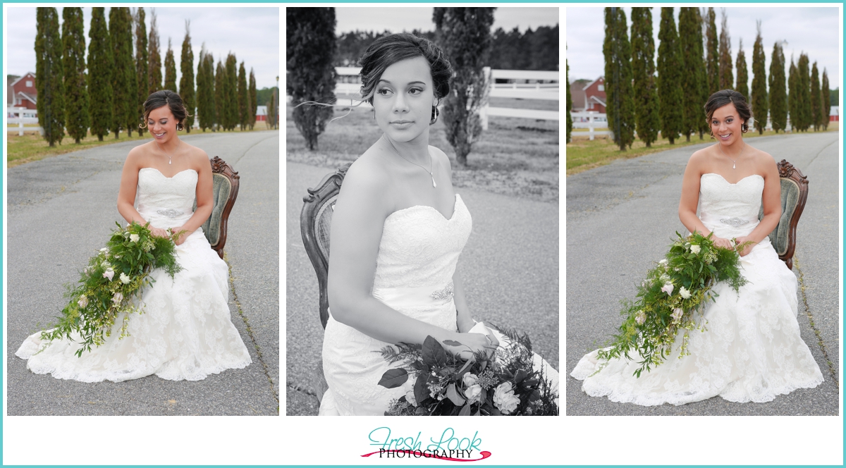 plantation bridal session