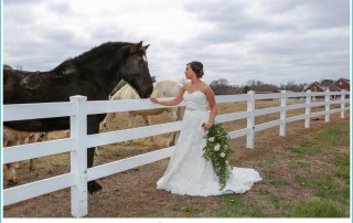 lush and romantic bridal session