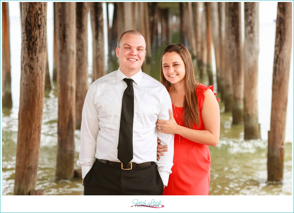 Casual Virginia Beach engagement session