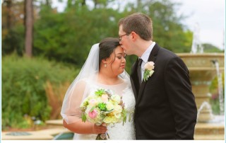 blush themed norfolk botanical gardens wedding