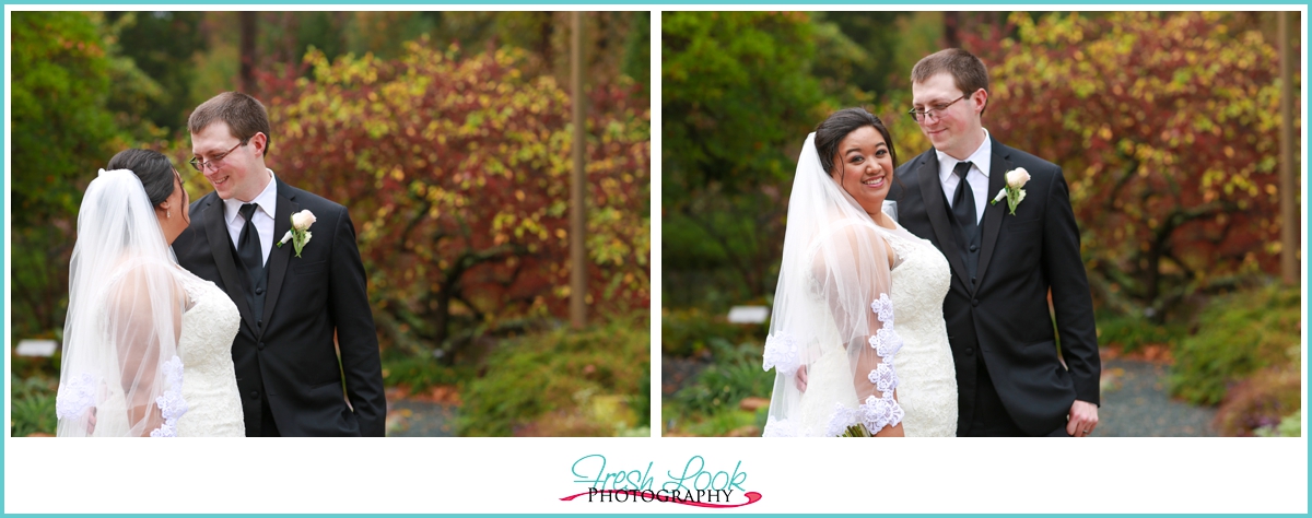 bride and groom formal photos