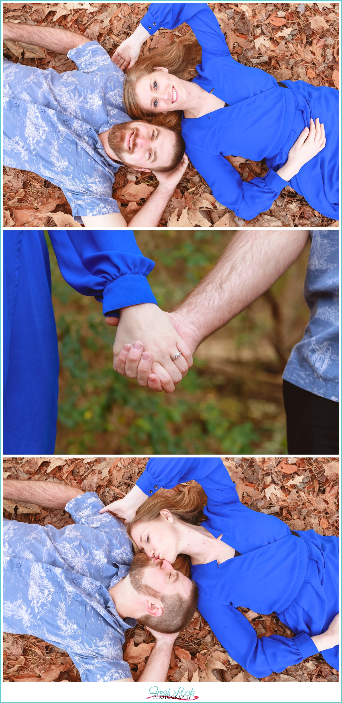 fall engagement photos