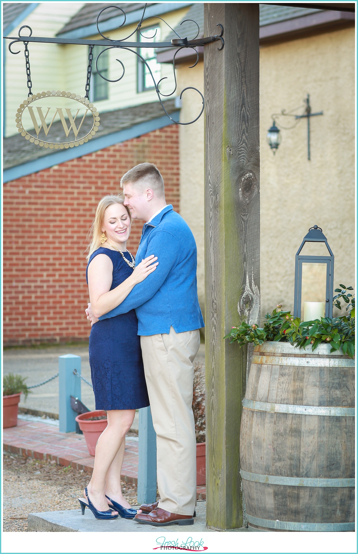 Williamsburg Winery engagement shoot