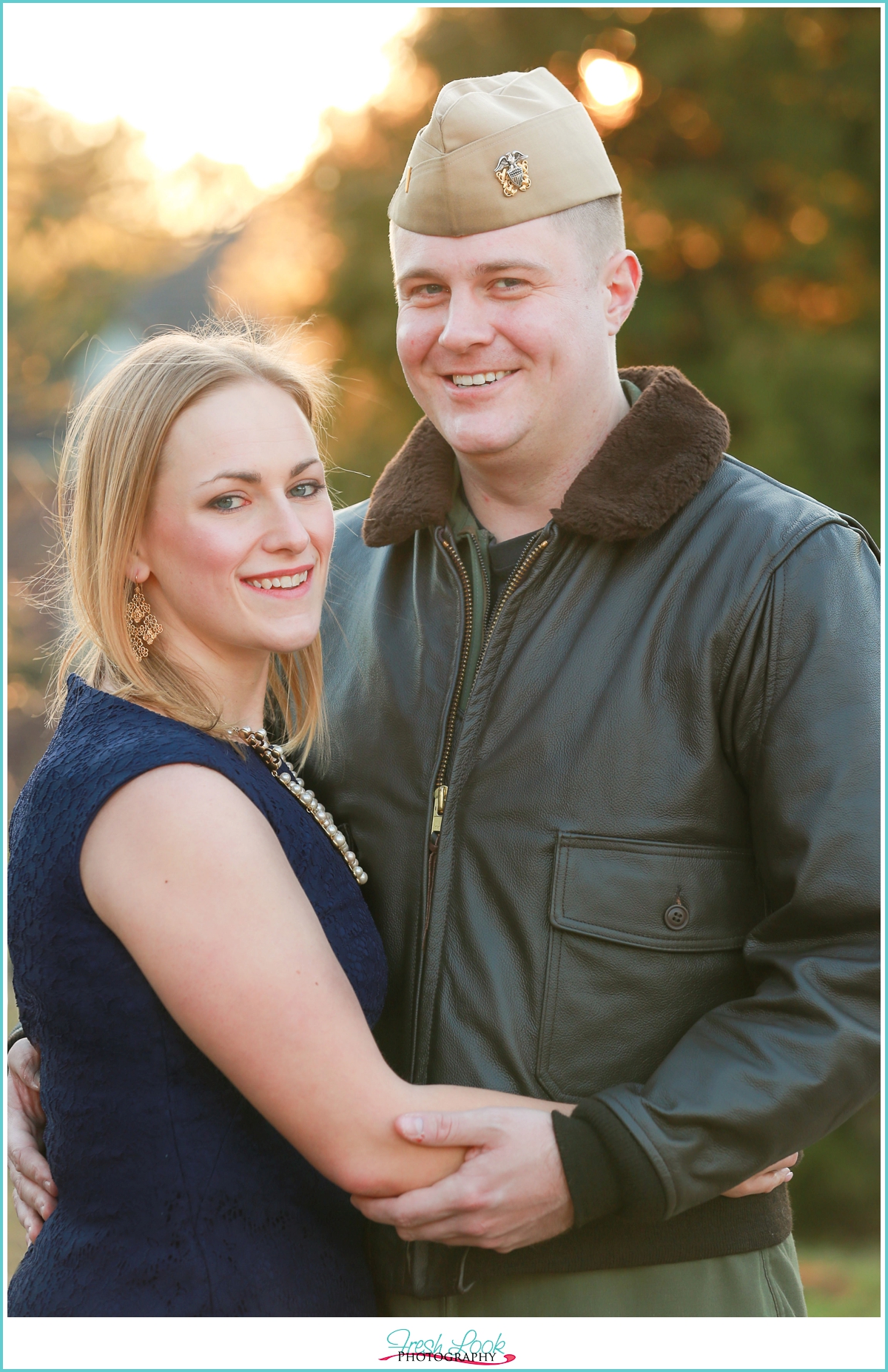 engagement photos at sunset