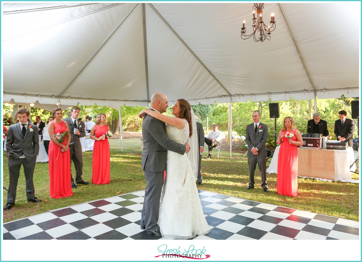 first dance as a married couple