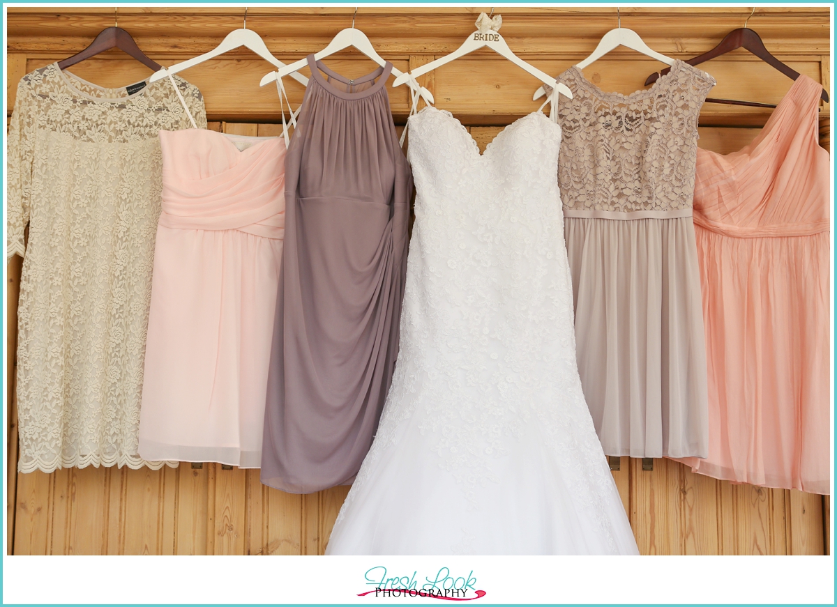bridal gown bridesmaid dresses