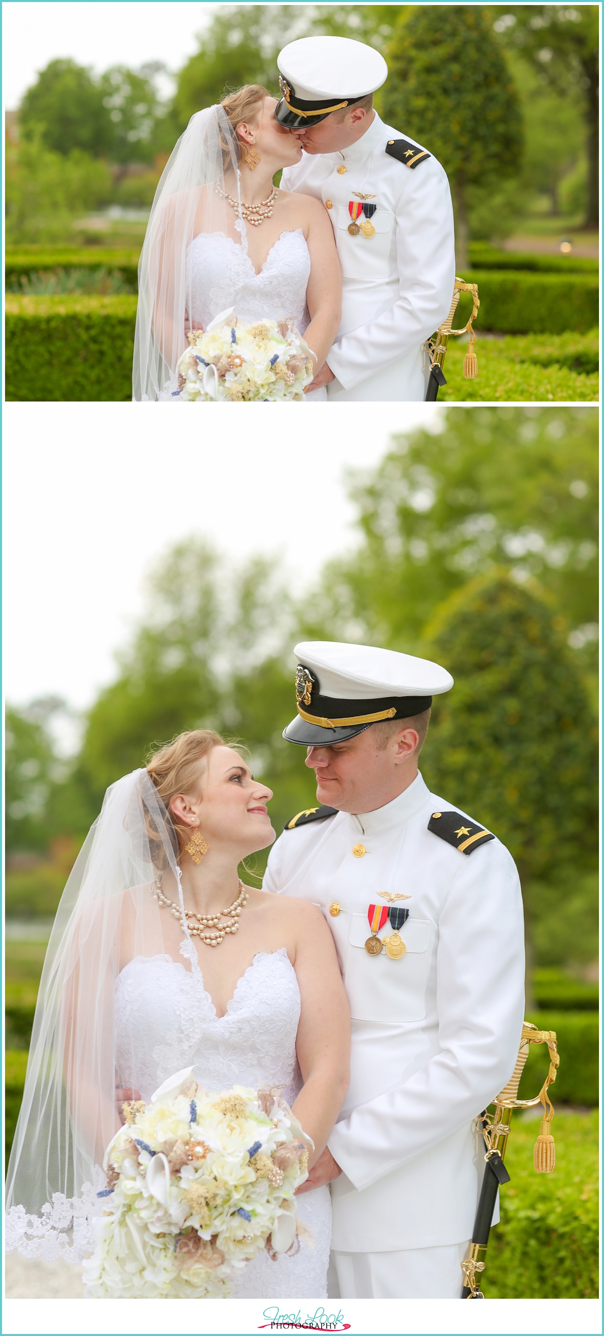 Navy officer wedding