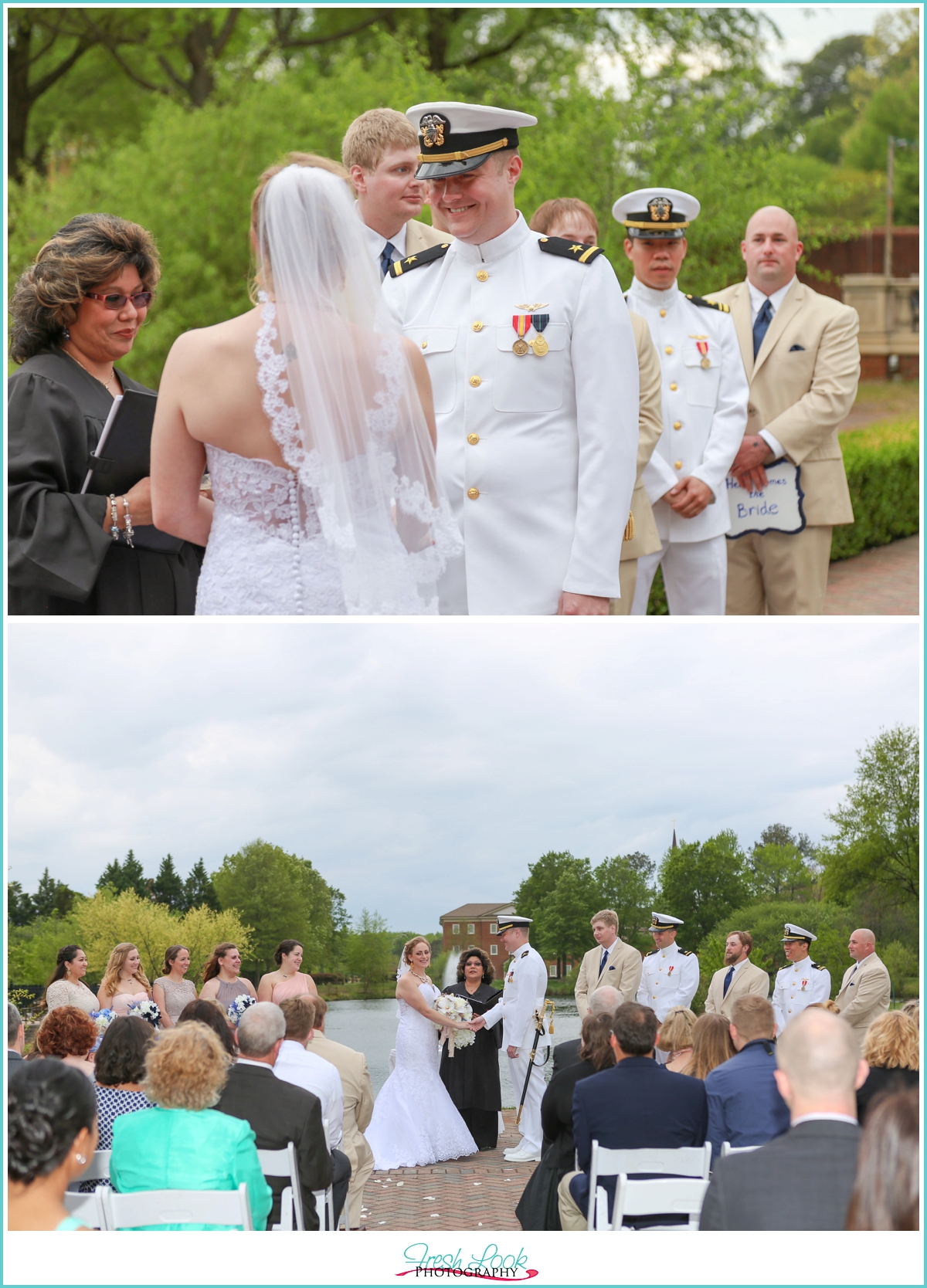 outdoor wedding ceremony