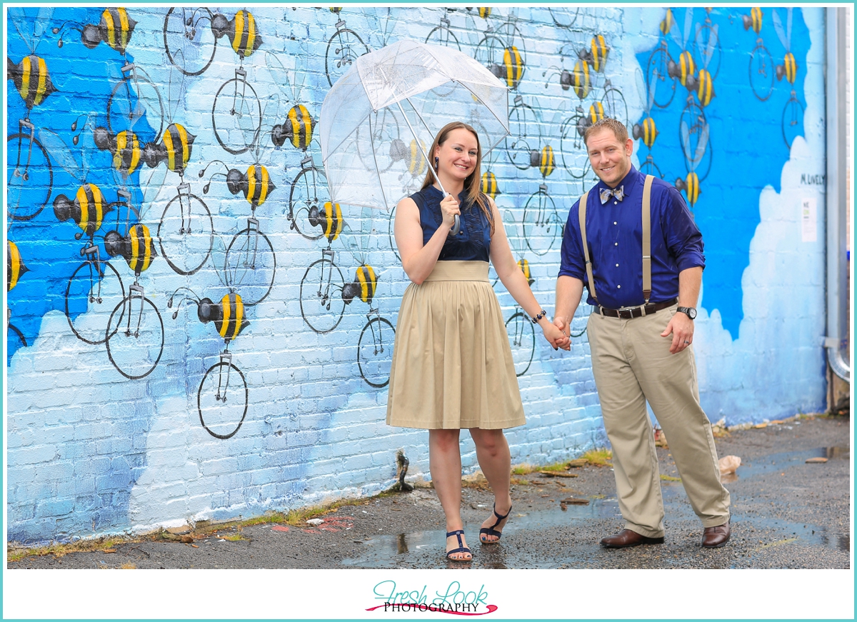 Norfolk arts district engagement shoot