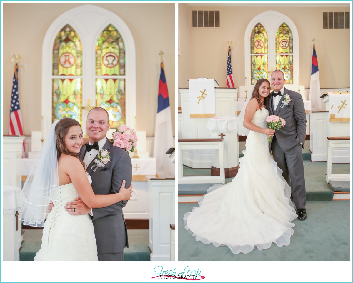 traditional church wedding