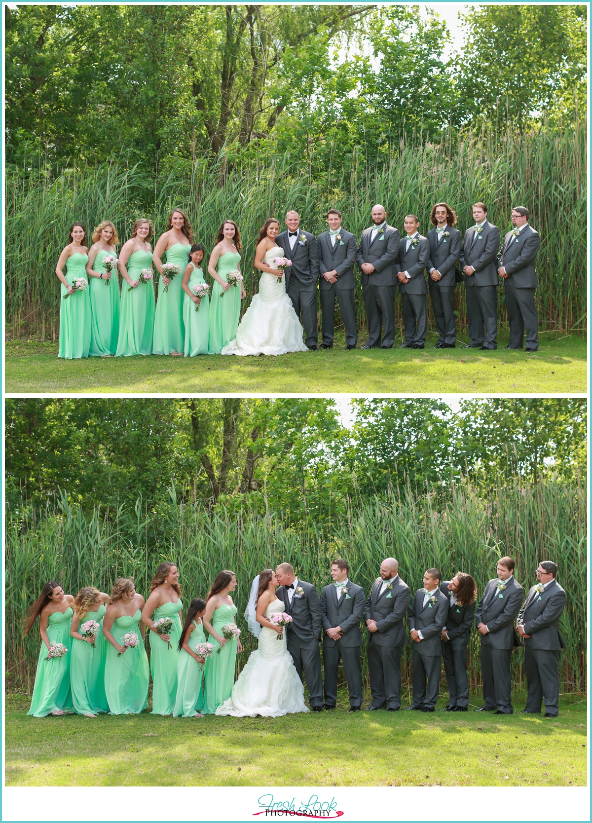 entire wedding party