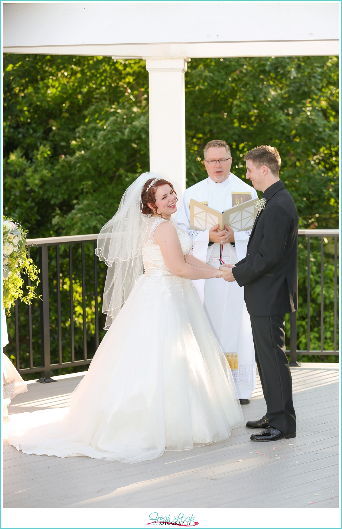 happy bride