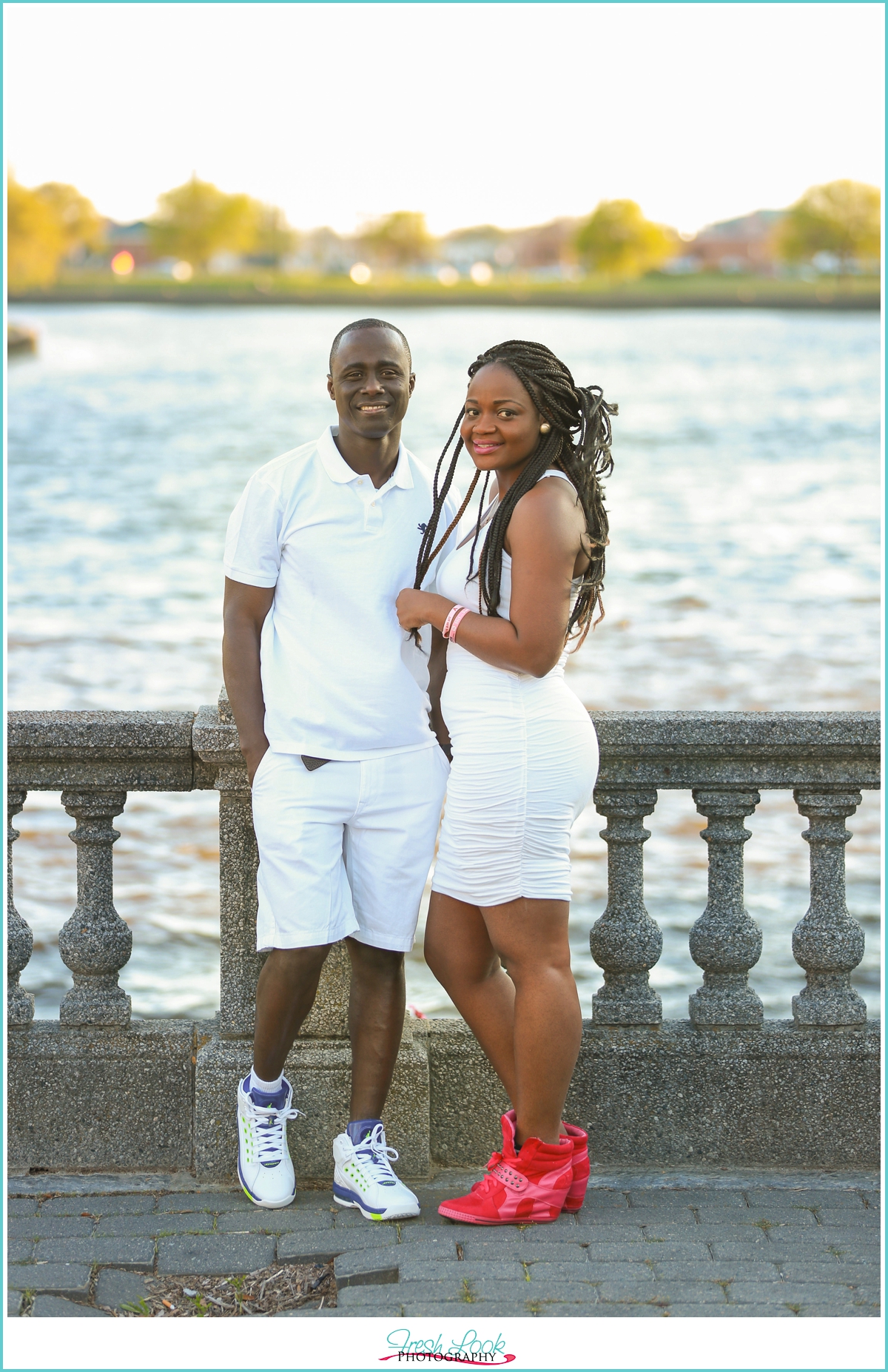 Downtown Norfolk engagement session