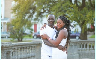 Downtown Norfolk engagement shoot