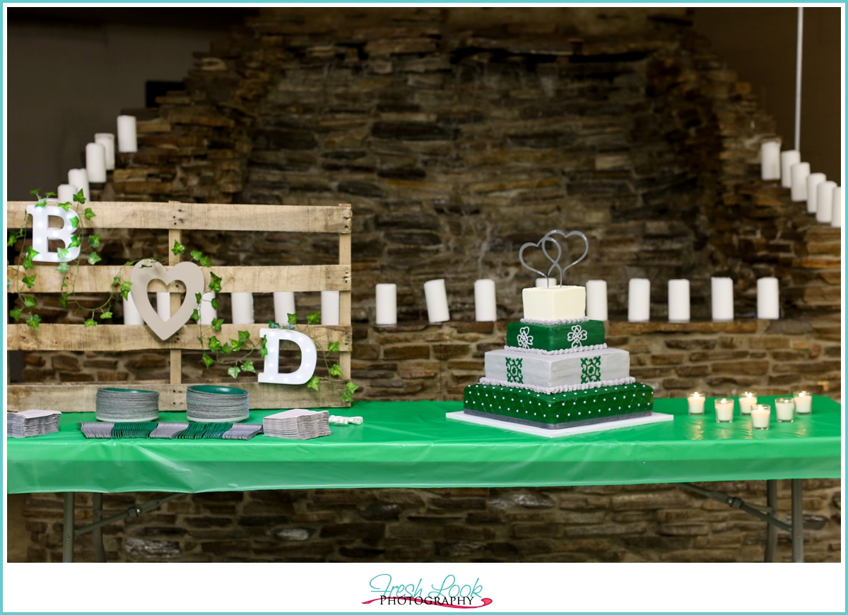 Irish themed wedding