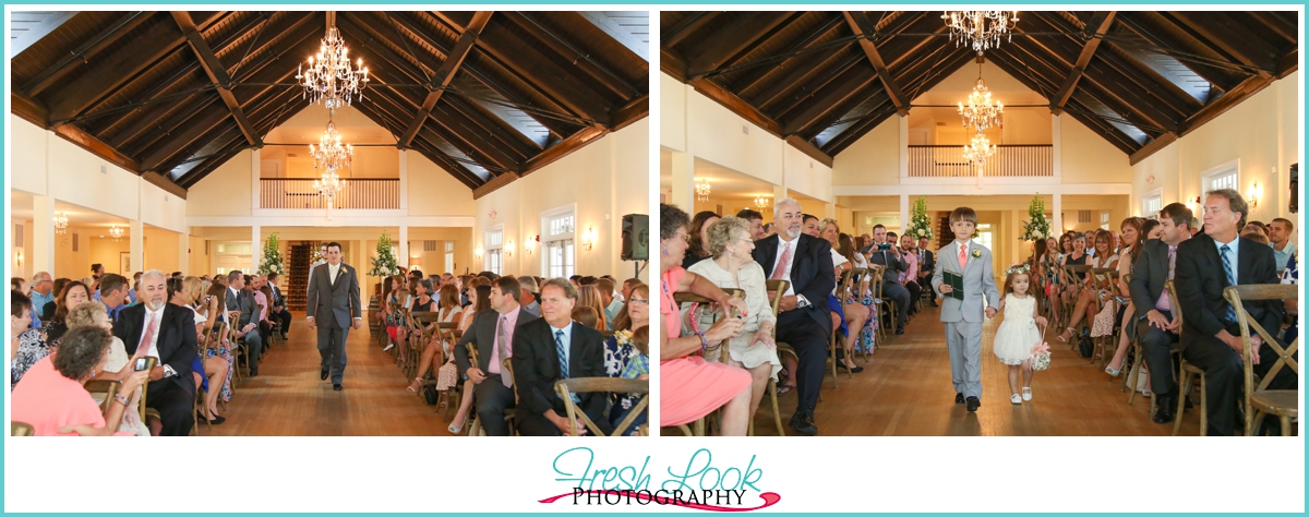 indoor wedding ceremony