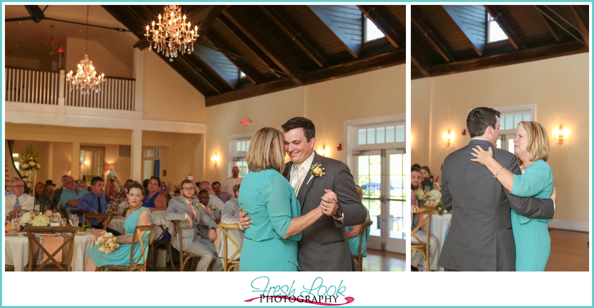 mother and son dance