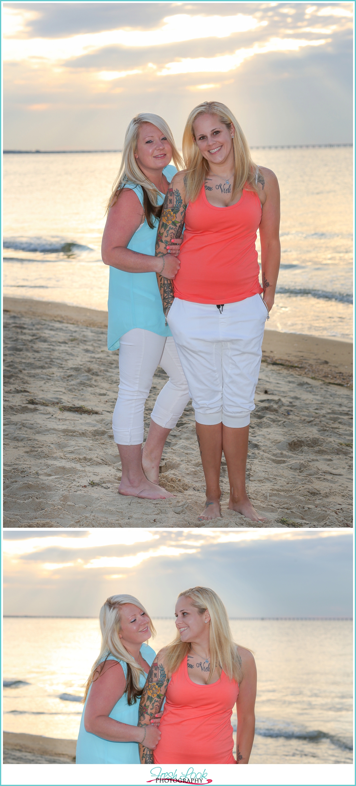 engagement photos on the beach