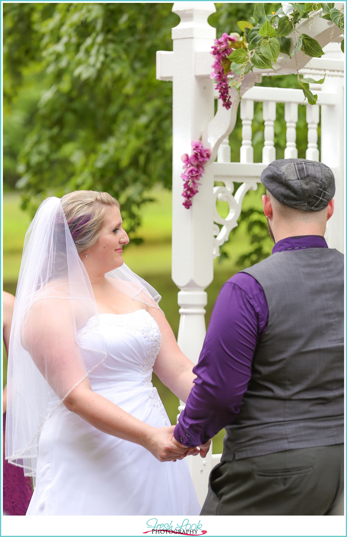 outdoor wedding ceremony