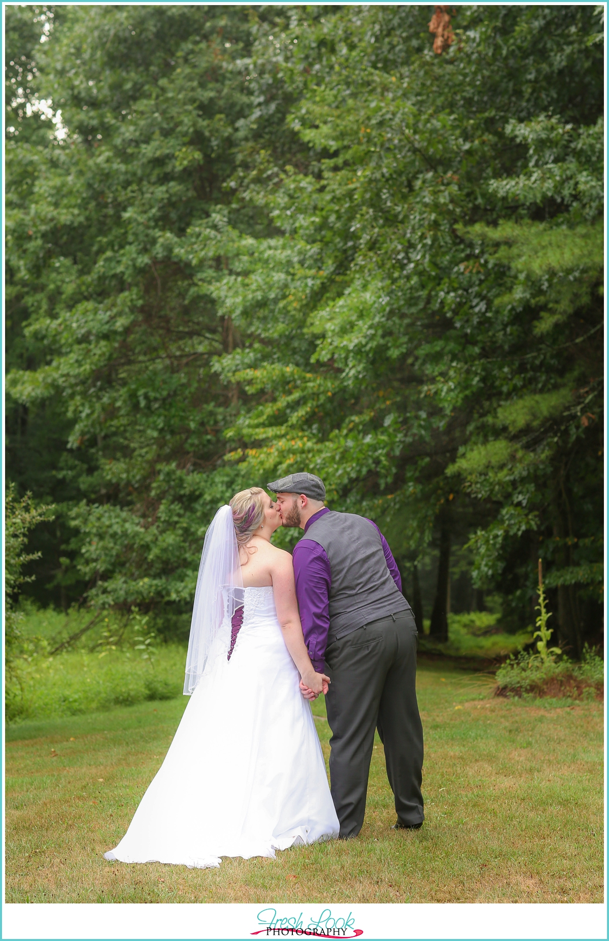 bride and groom mountain wedding